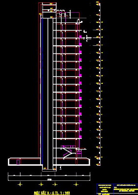 bản vẽ cad,Mẫu bản vẽ 18 tầng,cao ốc,thiết kế chung cư