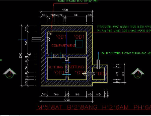 Thư viện điện_Bản vẽ Hầm tự hoại