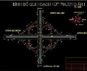 Thư viện file cad Bản vẽ nút giao thông part 1