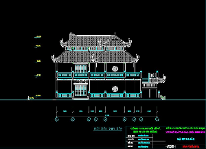 Thư viên File cad_Đầy đủ Hoa văn họa tiết đình chùa nhà cổ