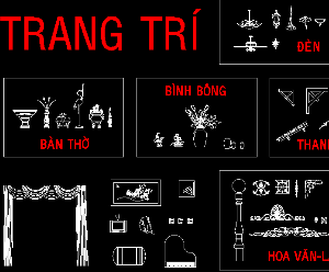 Thư Viện Hình Vẽ Cad Các Mẫu Họa Tiết Trang Trí