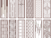 Thư viện tổng hợp file 3D vách CNC sketchup