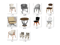 10 mẫu ghế đẹp,sketchup 10 mẫu ghế,ghế đơn đẹp