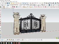 Tổng hợp 115 mẫu cổng cổ điển các loại model sketchup