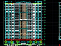 Tổng hợp bản vẽ CAD Kiến trúc nhiều chung cư cao tầng phục vụ cho Đồ án tốt nghiệp