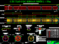 Tổng hợp các bản vẽ cọc khoan nhồi