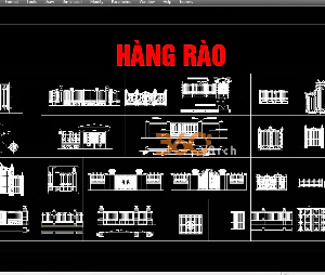 Tổng hợp các chi tiết Cổng, hàng rào