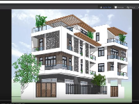 Kiến trúc nhà phố,nhà biệt thự,biệt thự nhà phố,Biệt thự phố REVIT