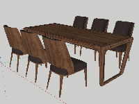 sketchup nội thất,File sketchup nội thất,Su nội thất gỗ óc chó,đồ gỗ nội thất file su,Sketchup đồ gỗ nội thất