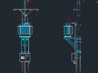 Bản vẽ trạm biến áp ngồi, BPTC