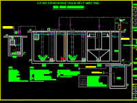 bản vẽ trạm xử lý nước thải,bản vẽ trạm xử lý nước thải,trạm xử lý nước thải trường học file cad