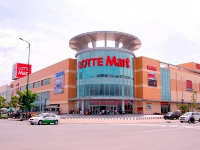 Trung tâm thương mại Lotte Mart Quận 7. Quy mô: 110x200m 5 tầng