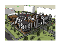 dựng bao cảnh trường học file su,file 3d su dựng trường học hiện đại,model sketchup thiết kế trường học