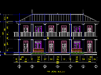 Trường mầm non 2 tầng, nhà học mầm non 2 tầng 11.7x18m