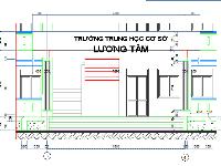 Trường trung học cơ sở Full kết cấu 2015