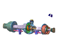 Ứng dụng phần mềm tính toán thiết kế catia và phần mềm ansys workbench và tính toán cụm cầu sau chủ động xe tải 3 tấn