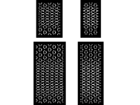 Vách bông tuyết cnc 4 kích thước