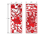 file cnc vách ngăn hoa văn,vách cá chép,mẫu cnc vách ngăn