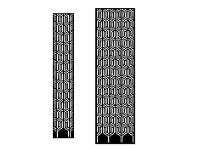 Vách cổng cnc thiết kế file dxf đẹp mắt