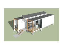 thết kế văn phòng container file su,file sketchup dựng nhà văn phòng,văn phòng 1 tầng dựng 3d su