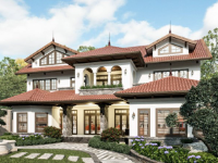 Villa 3 tầng sketchup đẹp