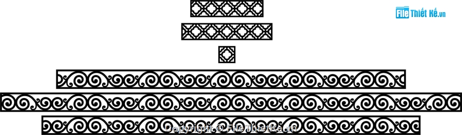 diềm cnc,bản vẽ diềm,diềm dxf