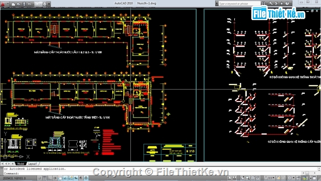 cấp thoát nước,cấp nước,bản vẽ nước,công trình cấp nước,bản vẽ công trình cấp nước,mẫu bản vẽ cấp thoát nước