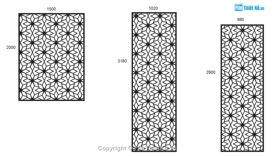 vách ngăn cnc,file cad vách ngăn,3 mẫu vách ngăn đẹp