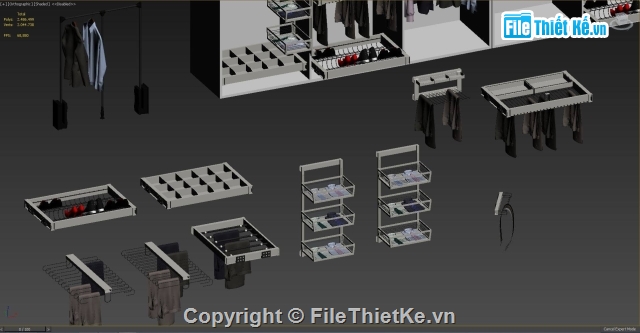 3dmax tủ quần áo,mẫu tủ quần áo 3dmax,quần áo 3d,tủ quần áo bán hàng