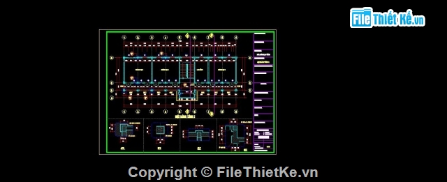 Trường học  2 tầng,Dãy phòng học,bản vẽ trường học,trường học,trường tiểu học cơ sở,trường thcs