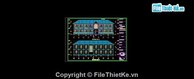 Trường học  2 tầng,Dãy phòng học,bản vẽ trường học,trường học,trường tiểu học cơ sở,trường thcs