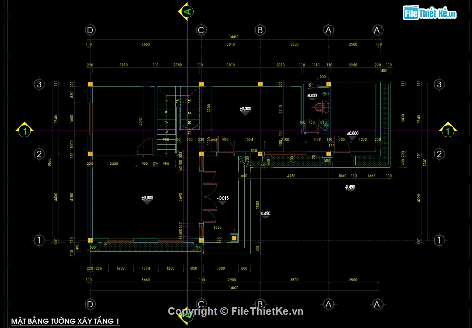 phối cảnh nhà,bản vẽ nhà chữ l 2 tầng,kiến trúc nhà chữ l,File cad  nhà 2 tầng