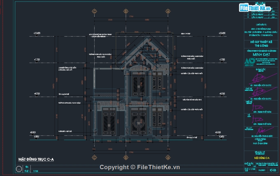 phối cảnh nhà,kiến trúc nhà 2 tầng,kết cấu nhà 2 tầng,nhà chữ L 2 tầng mái thái