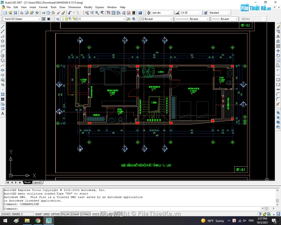 Nhà phố 3 tầng 6x15m,Autocad nhà phố 3 tầng,Thiết kế nhà phố 3 tầng,Nhà phố 3 tầng hiện đại,cad nhà phố 3 tầng