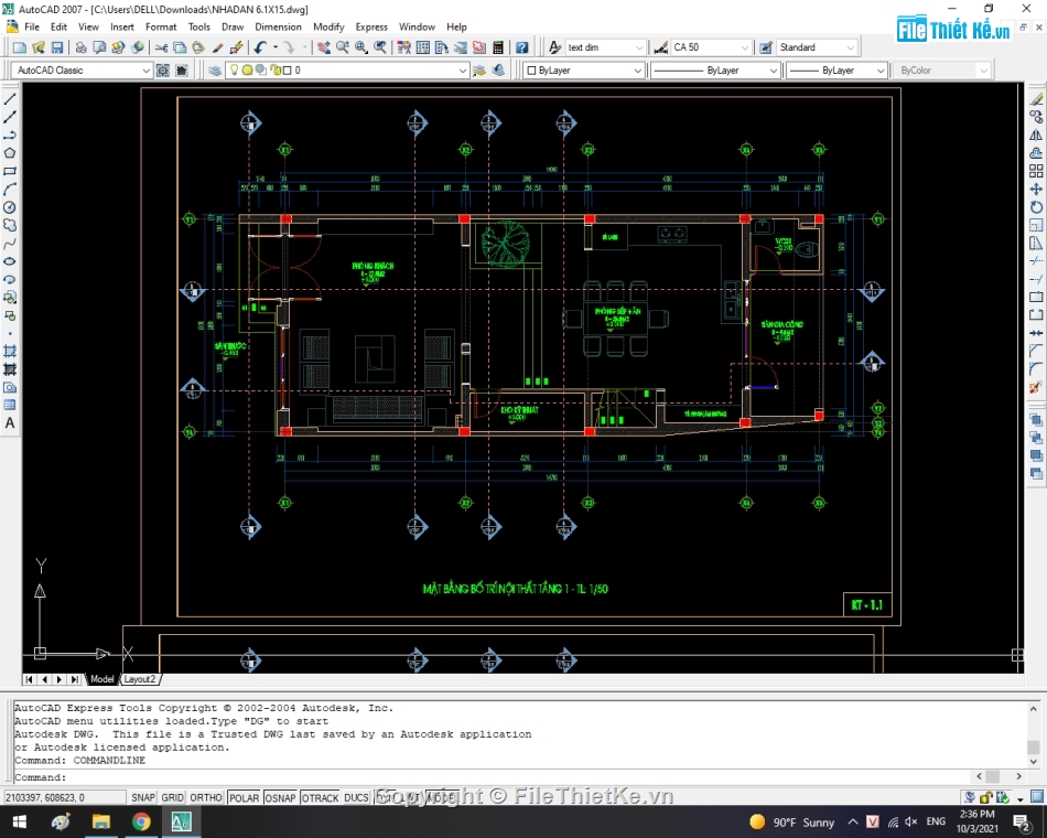 Nhà phố 3 tầng 6x15m,Autocad nhà phố 3 tầng,Thiết kế nhà phố 3 tầng,Nhà phố 3 tầng hiện đại,cad nhà phố 3 tầng