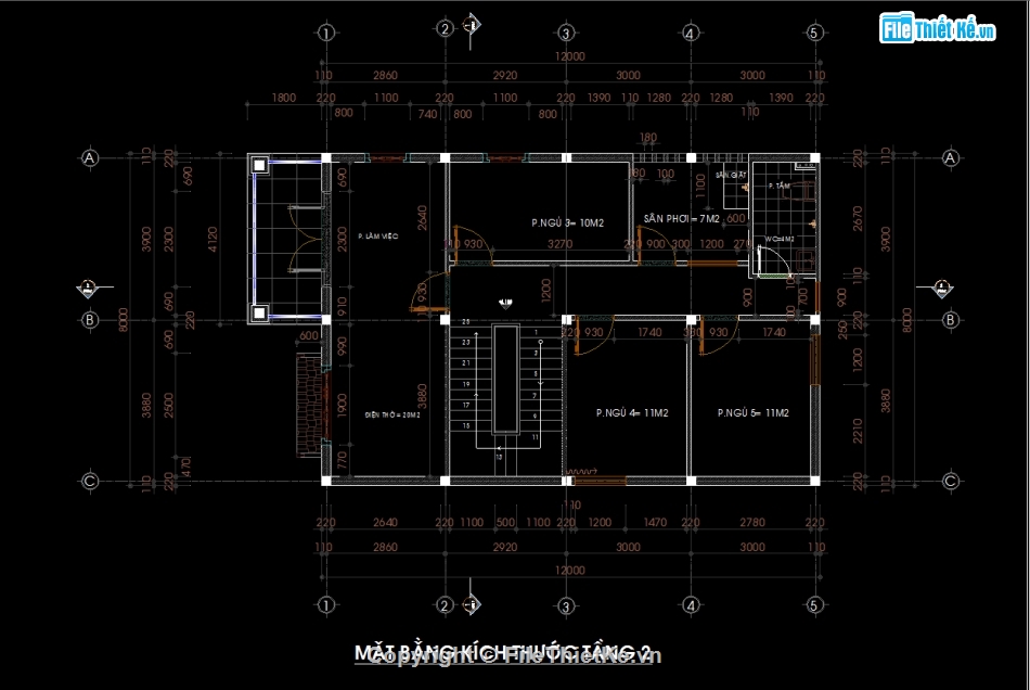 biệt thự mái thái 2 tầng,Biệt thự 2 tầng 8x12m,Bản vẽ biệt thự 2 tầng,Autocad biệt thự 2 tầng,File cad biệt thự 2 tầng