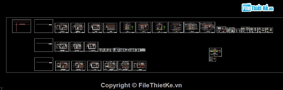 biệt thự mái thái 2 tầng,Biệt thự 2 tầng 8x12m,Bản vẽ biệt thự 2 tầng,Autocad biệt thự 2 tầng,File cad biệt thự 2 tầng