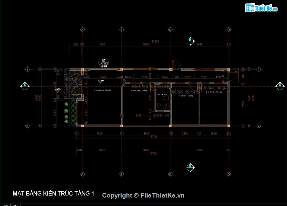 phối cảnh nhà cấp 4,kiến trúc nhà cấp 4,bản vẽ kết cấu nhà cấp 4,bản vẽ autocad nhà cấp 4,autocad nhà cấp 4