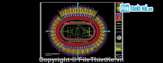 cad sân vận động,sân vận động,sân thể thao,thể thao,Autocad sân vận động