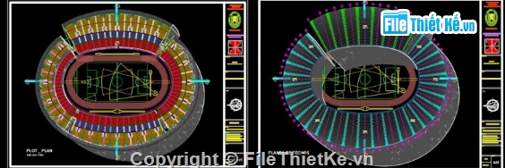 cad sân vận động,sân vận động,sân thể thao,thể thao,Autocad sân vận động