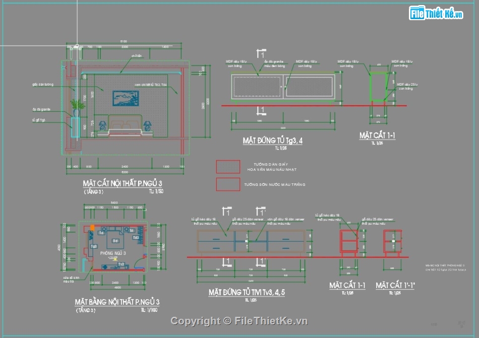 Nội thất nhà phố 4 tầng,Nhà phố 4 tầng 8x16m,Nội thất nhà phố file cad,Nhà phố 4 tầng file cad