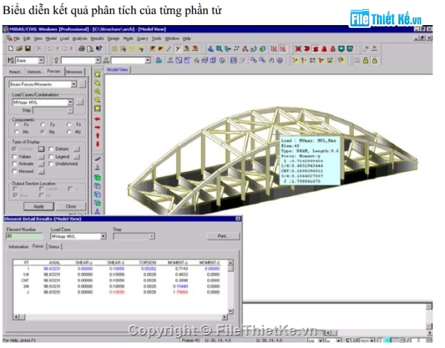 Midas civil,bài giảng,phân tích,tính toán,kết cấu công trình,kết cấu cầu