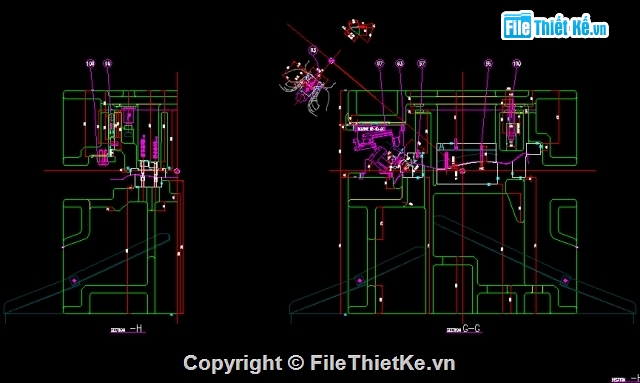 Bản vẽ cad cơ khí Bản Vẽ Cad Cơ Khí