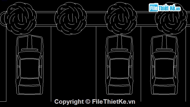 Bản Vẽ Thiết Kế Cad Bãi Đậu Xe Máy