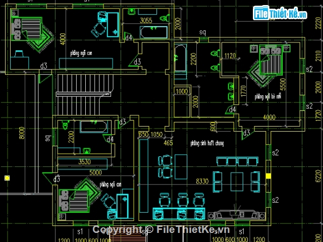 nhà phố đẹp,đầy đủ nhà phố,cad nhà đẹp