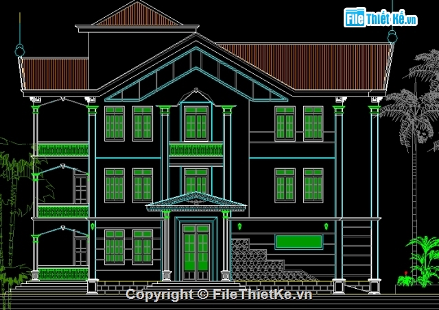 nhà phố đẹp,đầy đủ nhà phố,cad nhà đẹp