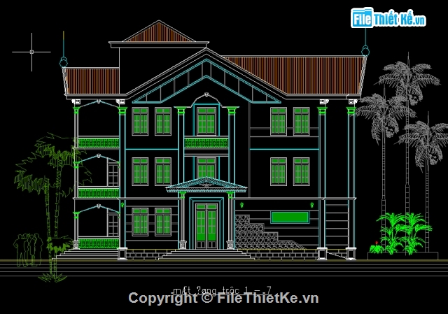 nhà phố đẹp,đầy đủ nhà phố,cad nhà đẹp