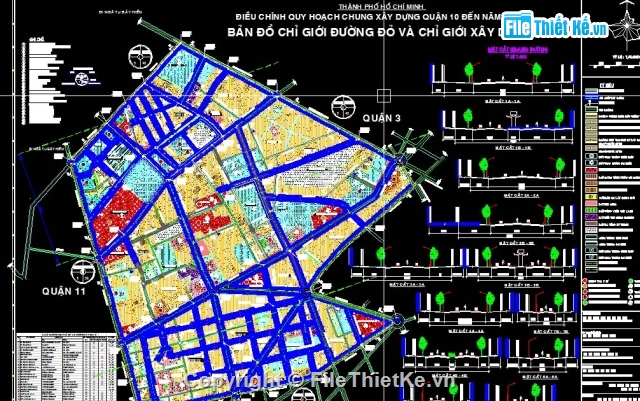 bản đồ quy hoạch,bản đồ hiện trạng,hạ tầng ký thuật,quy hoạch quận 10 tp hcm,Quận 10