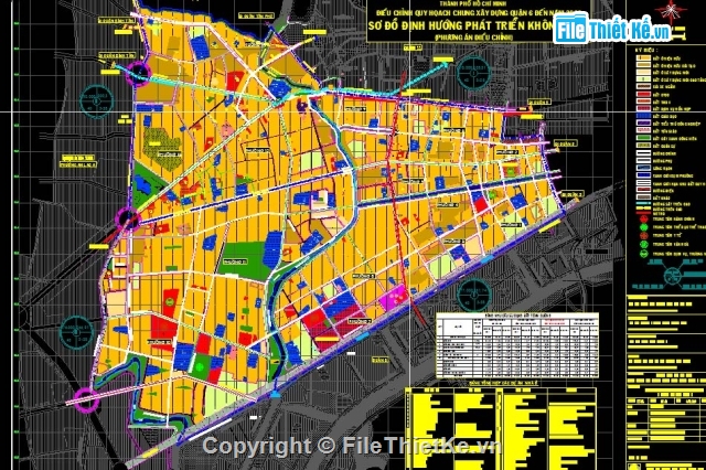 bản đồ quy hoạch,bản đồ hiện trạng,quy hoạch quận 6 tp hcm,quận 6 TPHCM