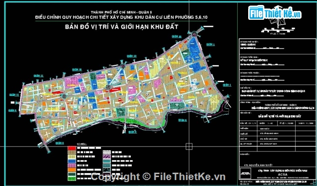 bản đồ quy hoạch,bản đồ hiện trạng,bản đồ quận 5 TP HCM,Quận 5